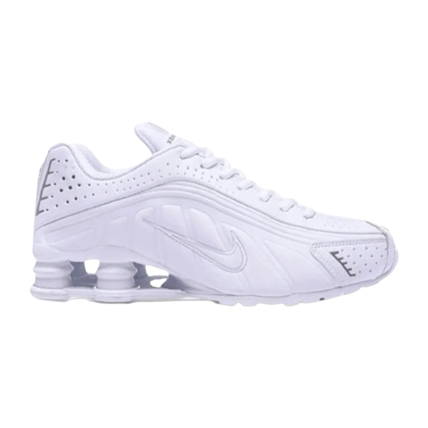 Nike Shox R4 Triple White